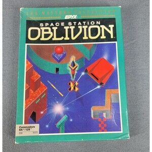 Space Station Oblivion Commodore 64/128 Game - 1987 Vintage